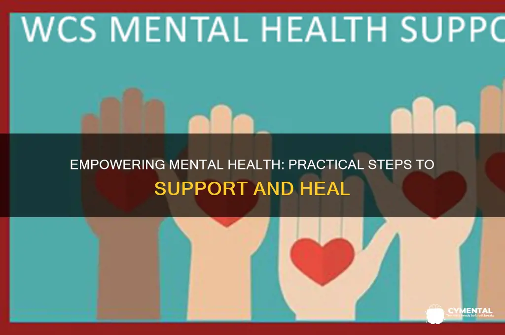 what can you do to help mental issues