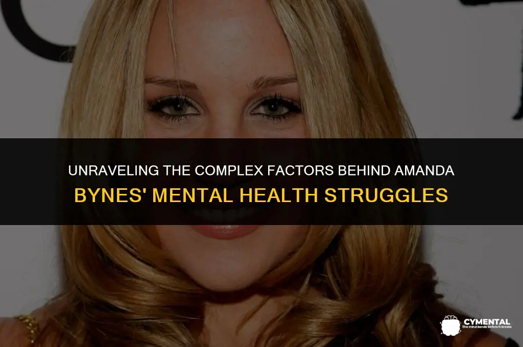 what caused amanda bynes mental health issues