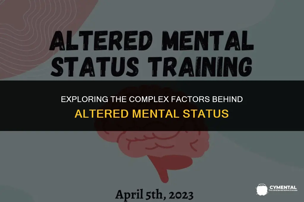 what causes altered mental status