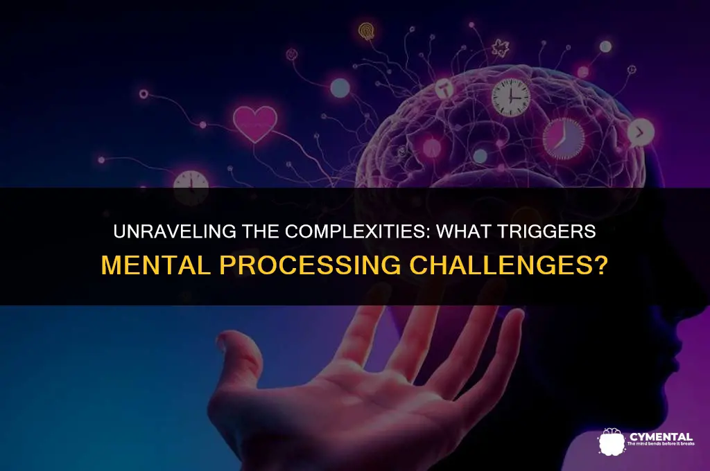 what causes mental processing issues