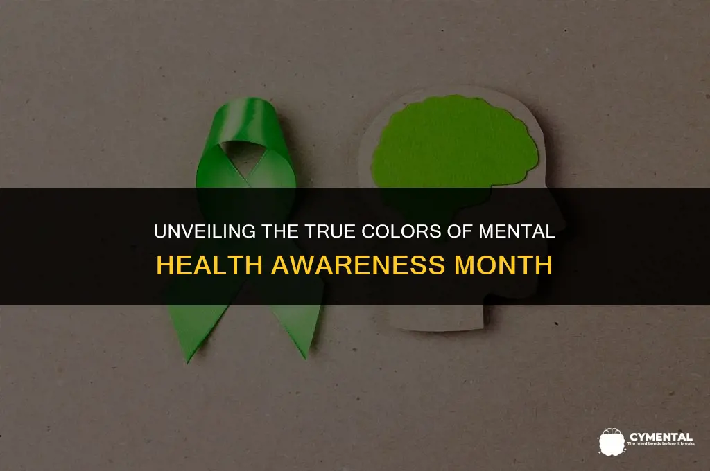 what color is mental health awareness month