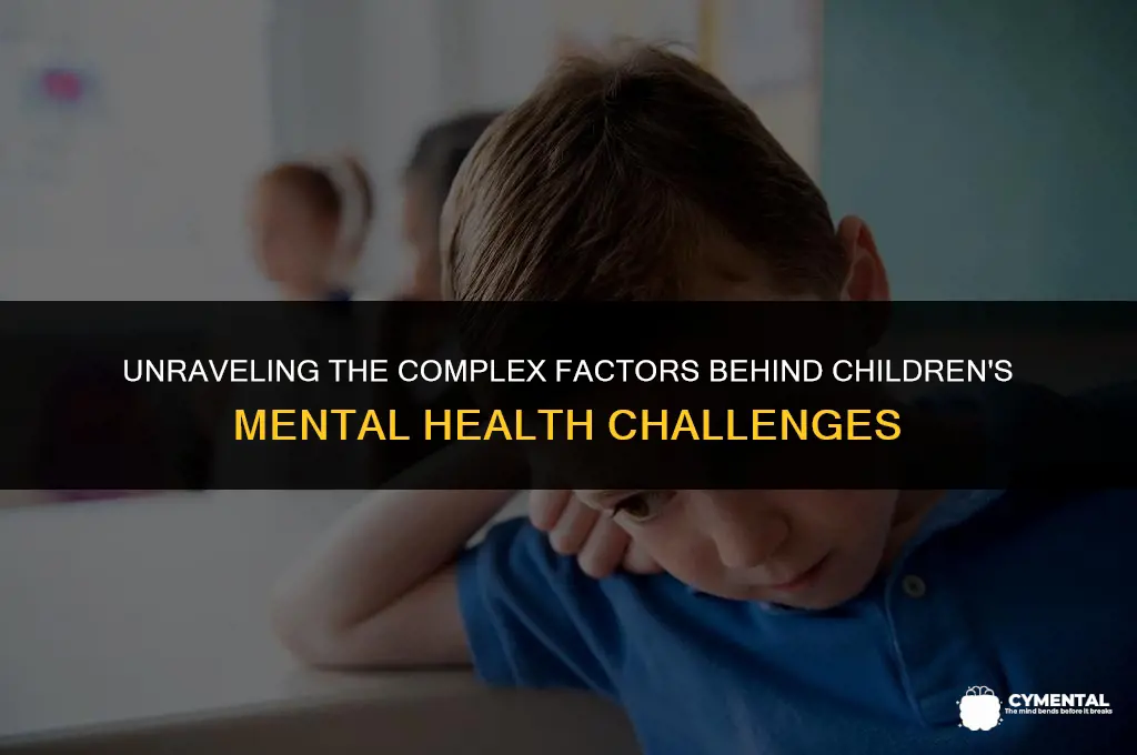 what contributes to children mental health issues
