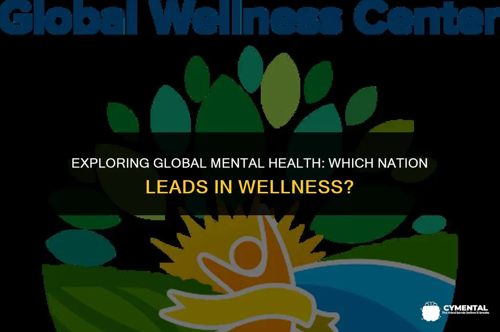 what country has the least mental health issues