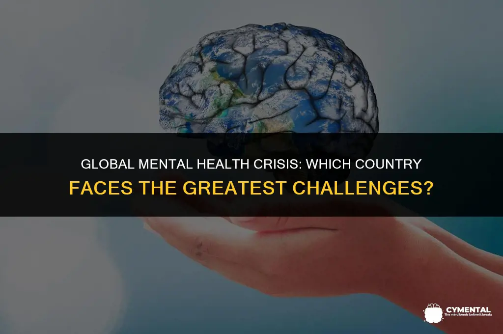 what country has the worst mental health