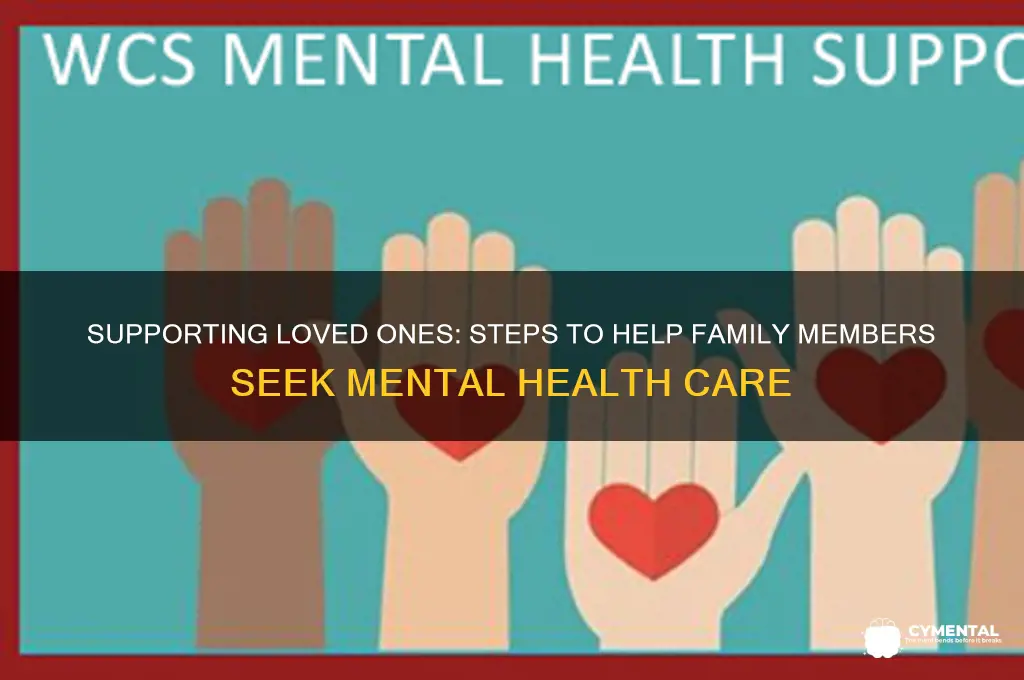 what do do if family member needs mental help