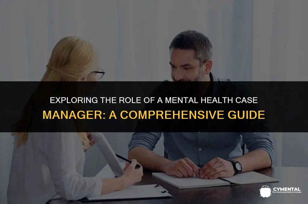 what does a mental health case manager do