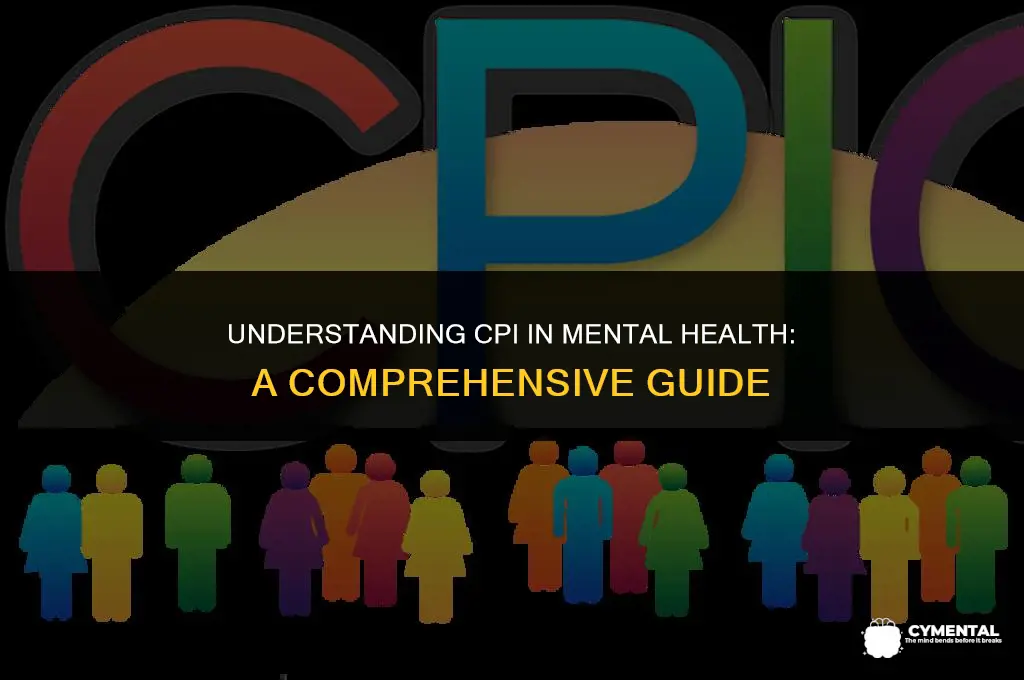 what does cpi stand for in mental health