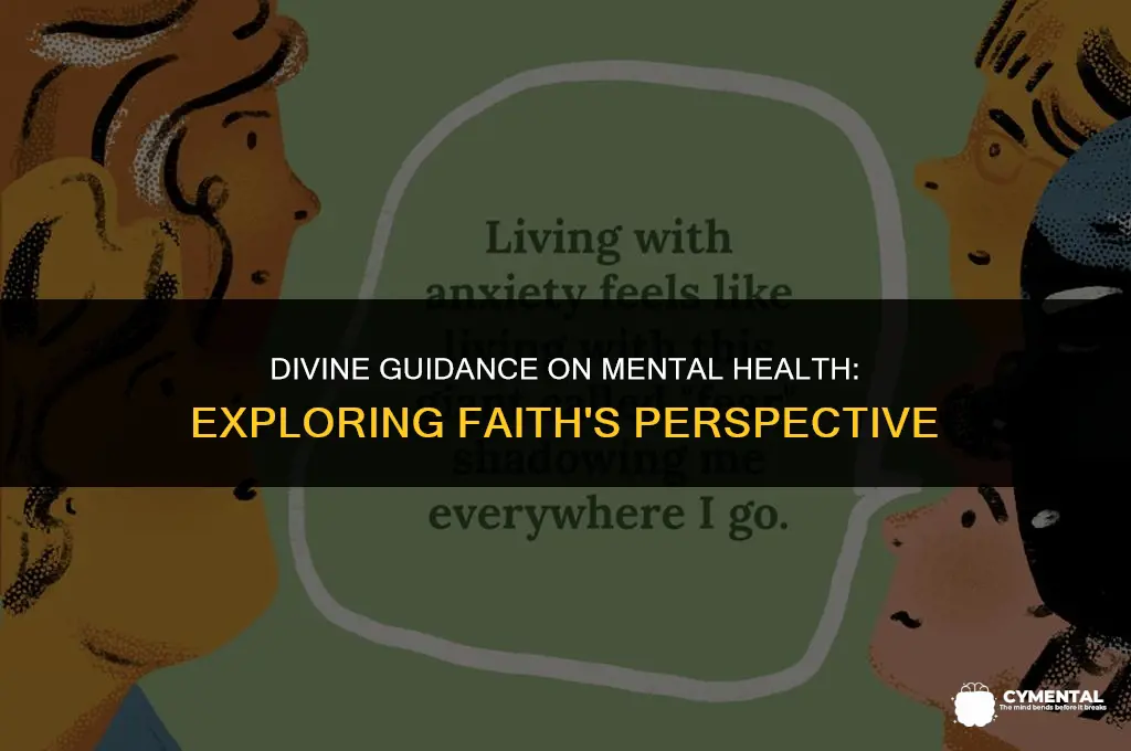 what does god say about mental health issues