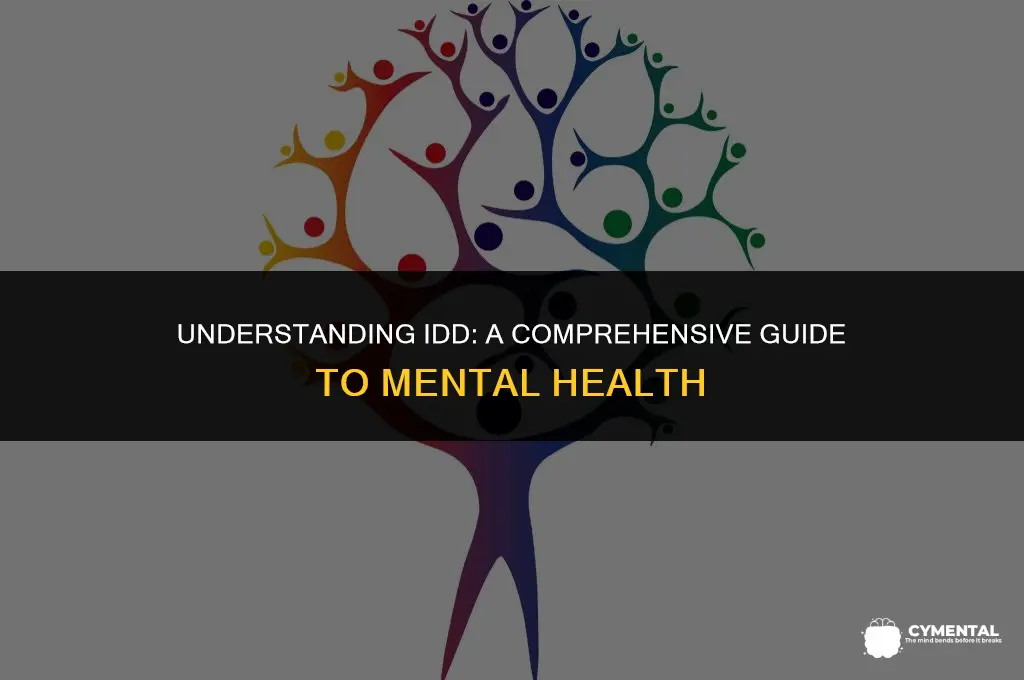 what does idd stand for in mental health