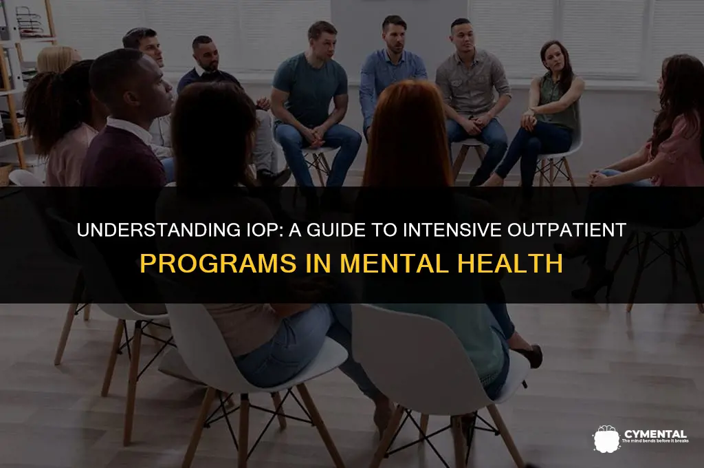 what does iop stand for in mental health
