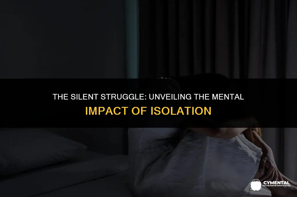 what does isolation do to a person mentally