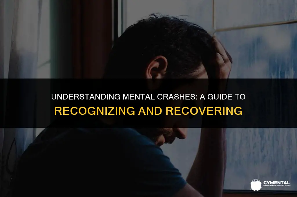 what does it mean to crash out mentally