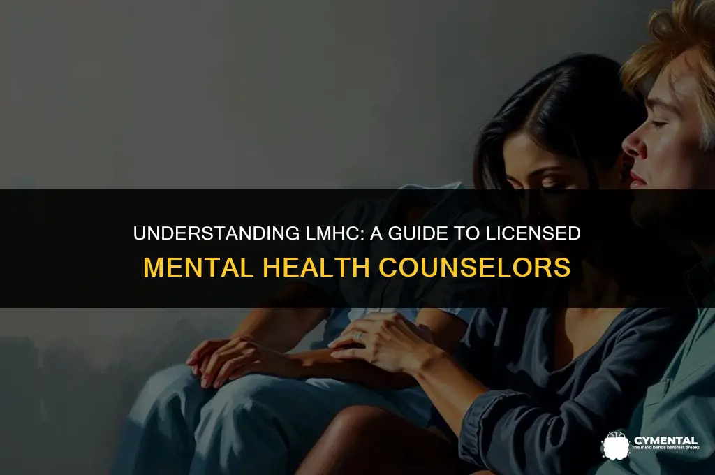 what does lmhc stand for in mental health