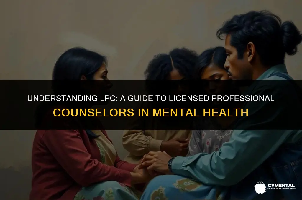 what does lpc stand for in mental health