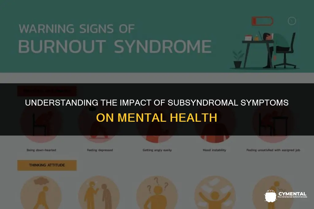 what does sub mean in mental health