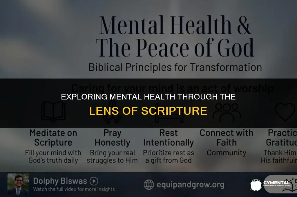 what does the bible say about mental issues