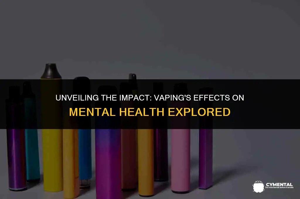 what does vaping do to your mental health