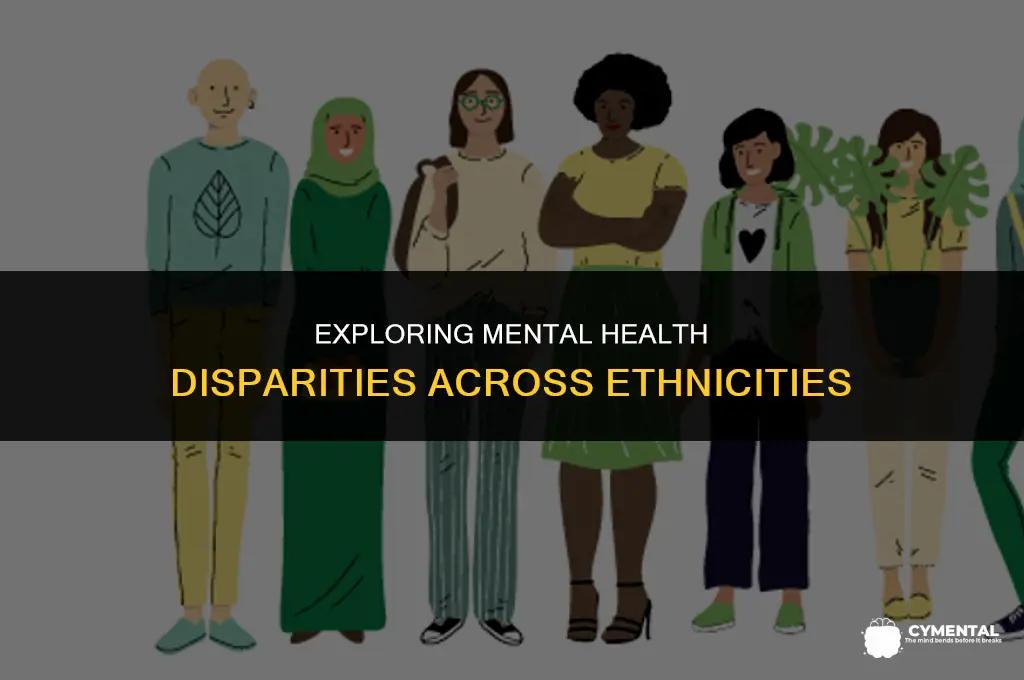 what ethnicity has the most mental health issues
