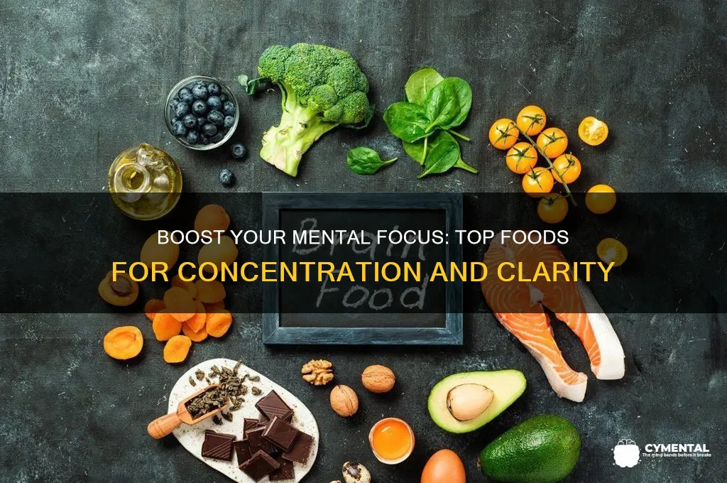 what foods help with mental focus