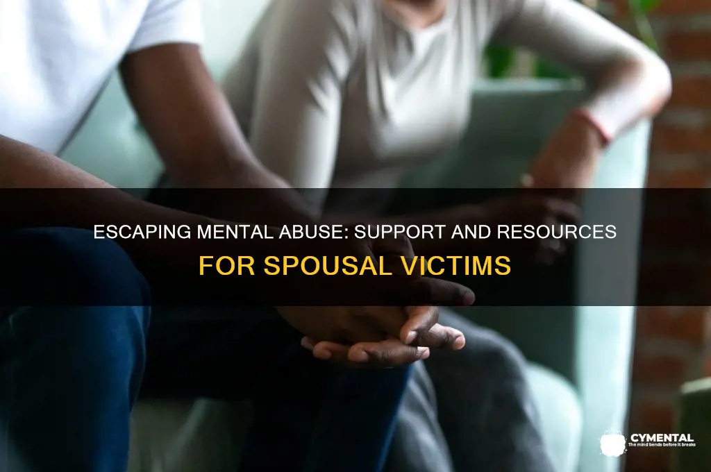 what help can i get from mental abusive spouse