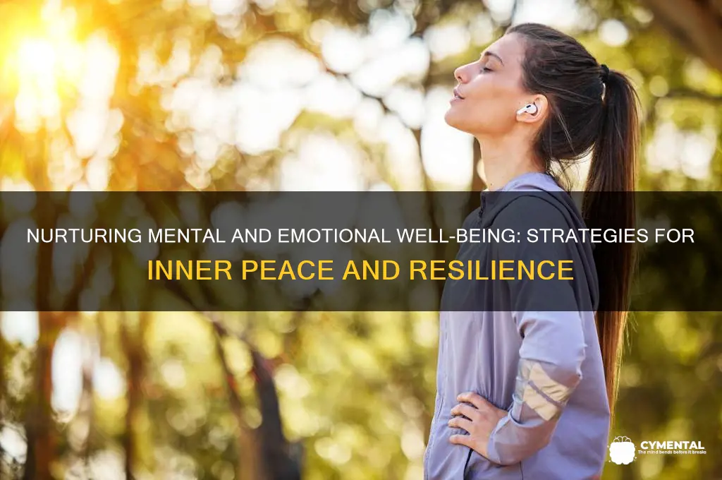 what helps with mental and emotional
