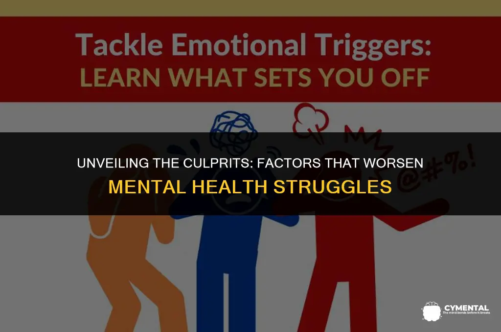 what increases your mental health issues