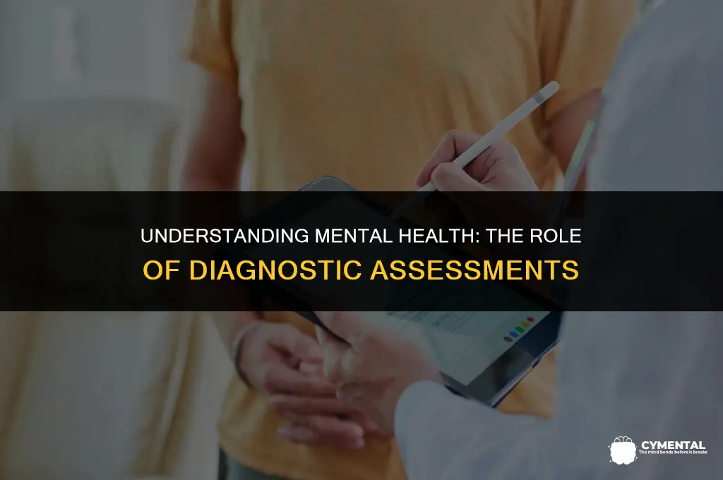 what is a diagnostic assessment in mental health