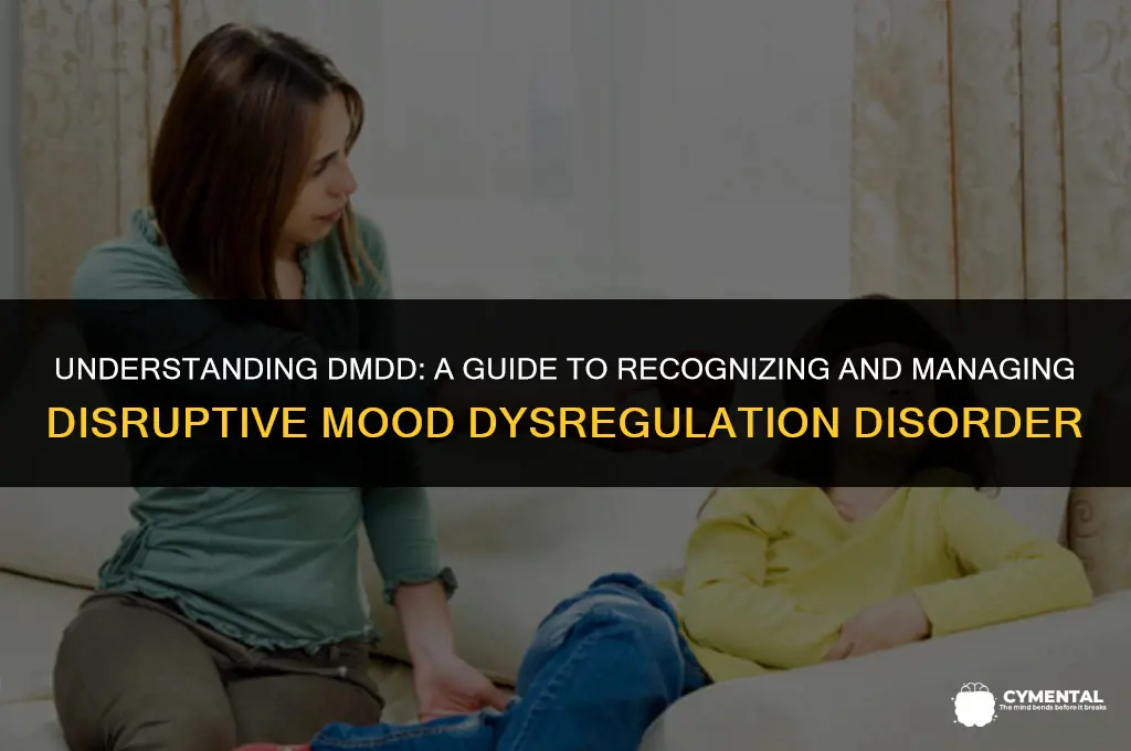 what is dmdd in mental health