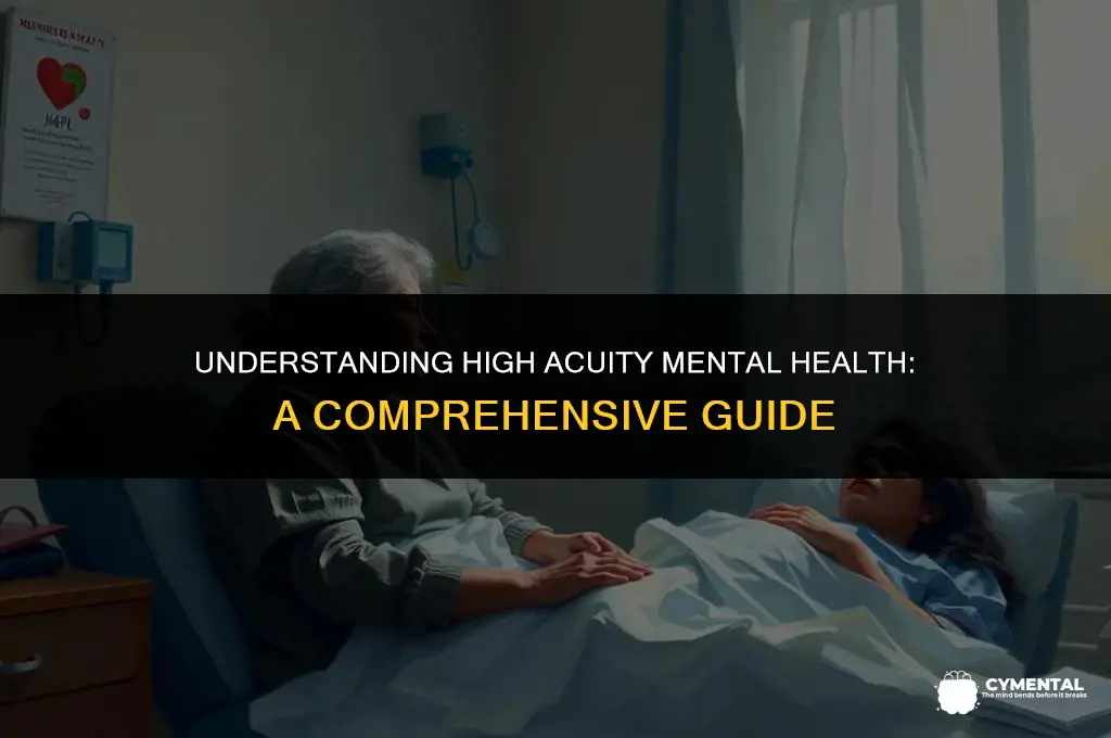 what is high acuity mental health
