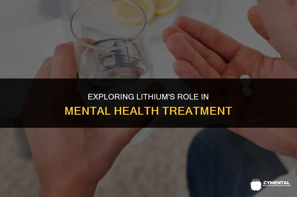 what is lithium used for in mental health