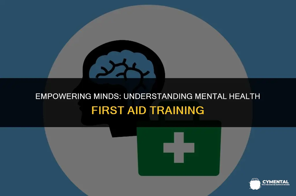 what is mental health first aid training