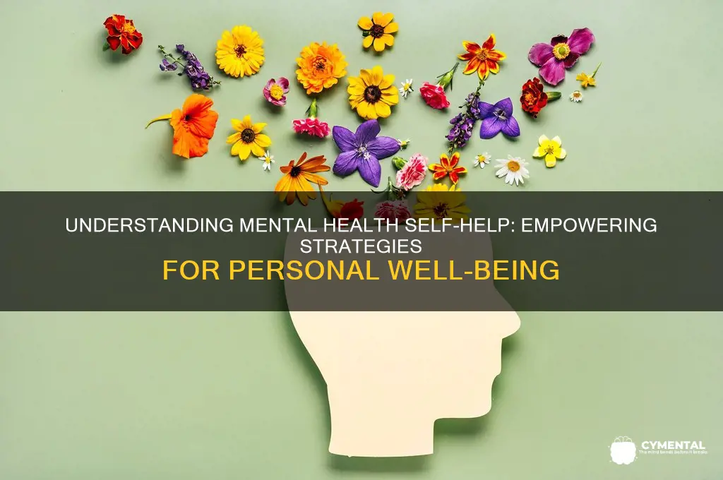 what is mental health self help
