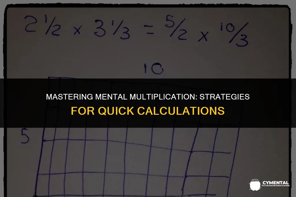 what is mental math multiplication