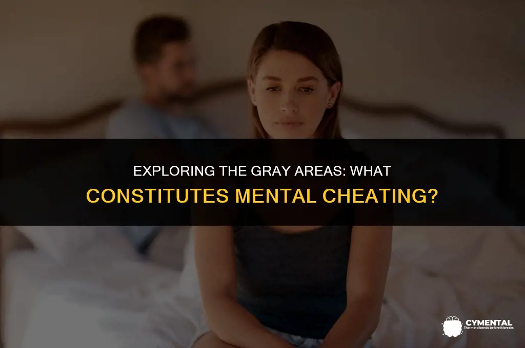 what is mentally cheating