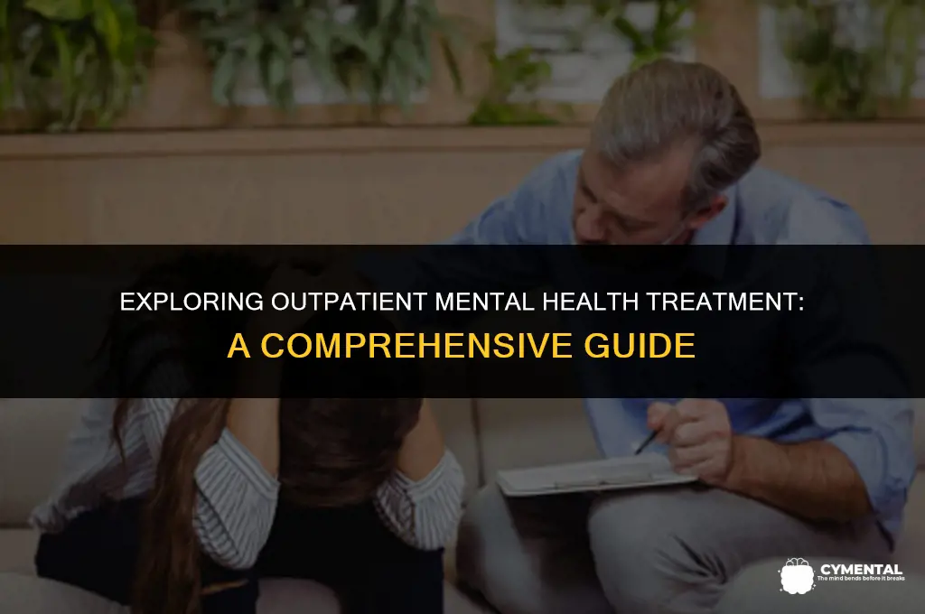 what is outpatient mental health treatment