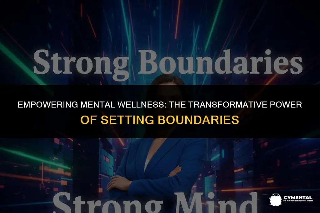 what is the connection between setting boundaries and mental health