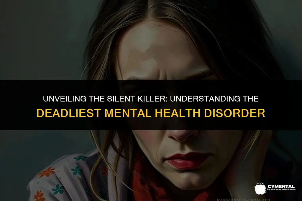 what is the deadliest mental health disorder