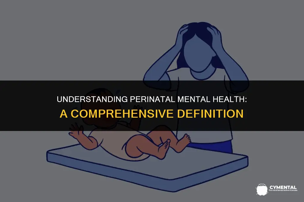 what is the definition of perinatal mental health