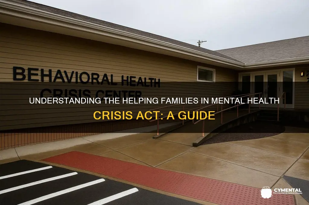 what is the helping families in mental health crisis act