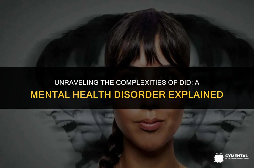 what is the mental disorder did
