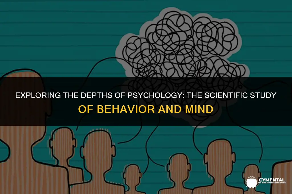 what is the scientific study of behavior and mental processes