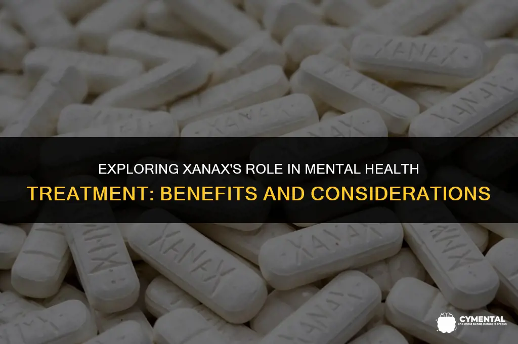 what is xanax used for in mental health