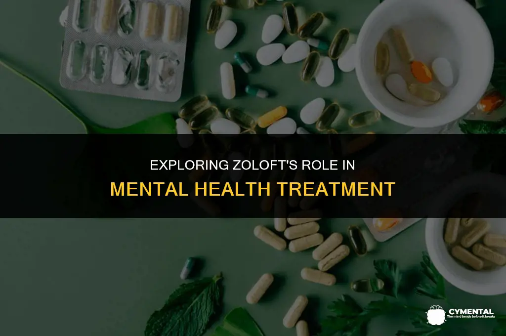 what is zoloft used for in mental health