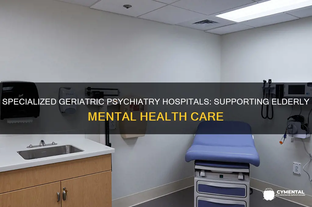 what kind of hospital helps elderly people with mental conditions