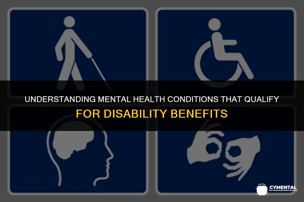 what mental conditions qualify for disability