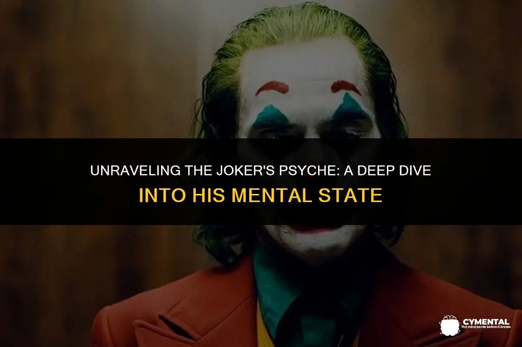 what mental disorder does the joker have