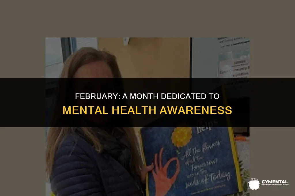 what mental health awareness month is february