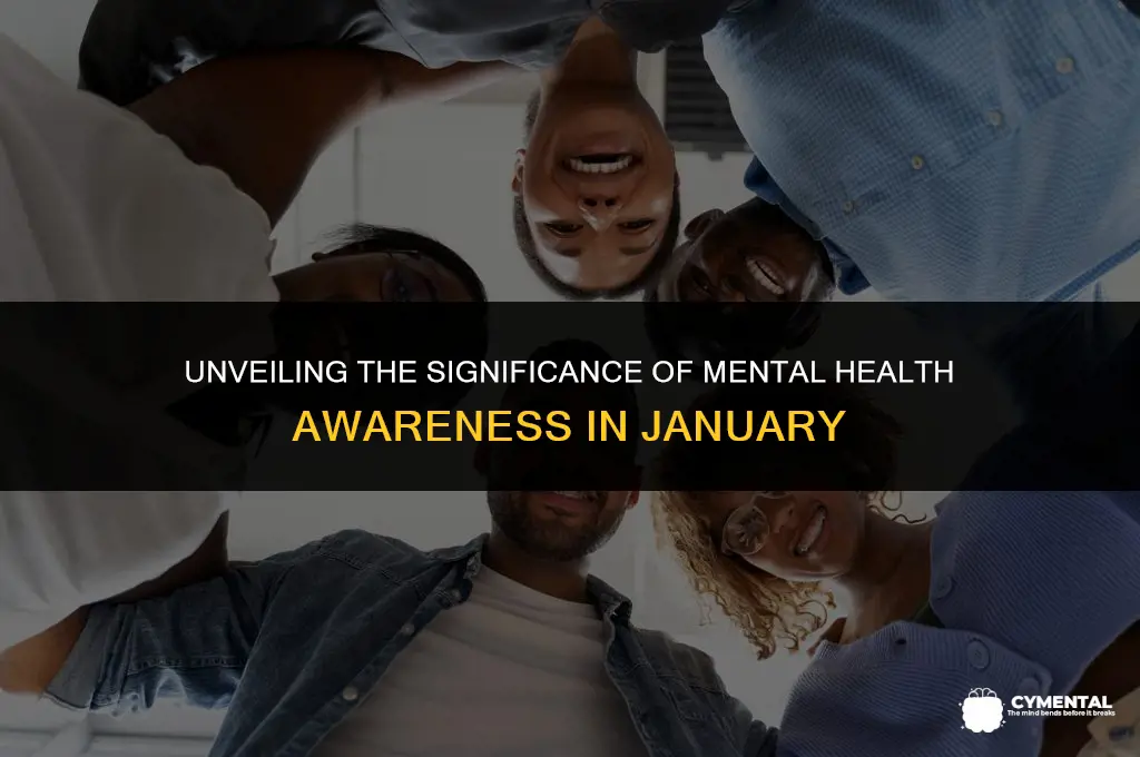what mental health awareness month is january