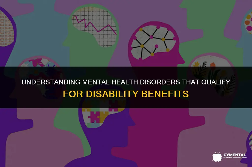 what mental health disorders qualify for disability