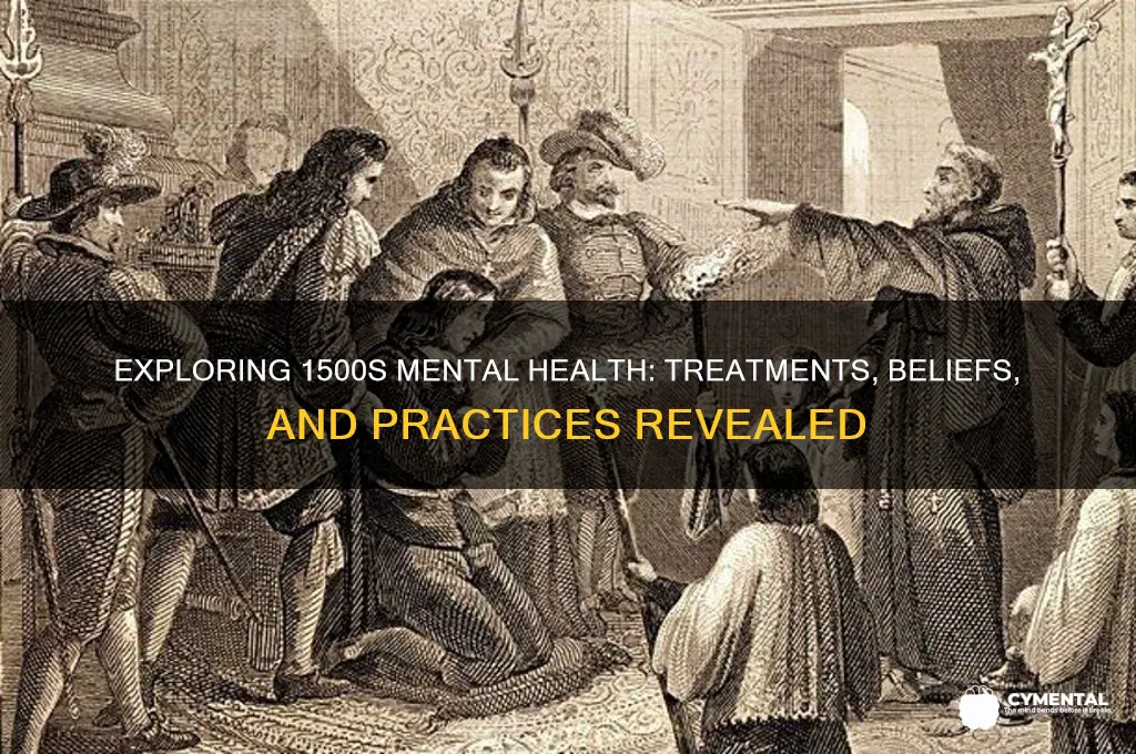 what mental help was available during the 1500